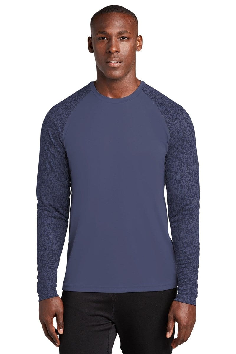 Sport-Tek ST460LS Long Sleeve Digi Camo Tee in 