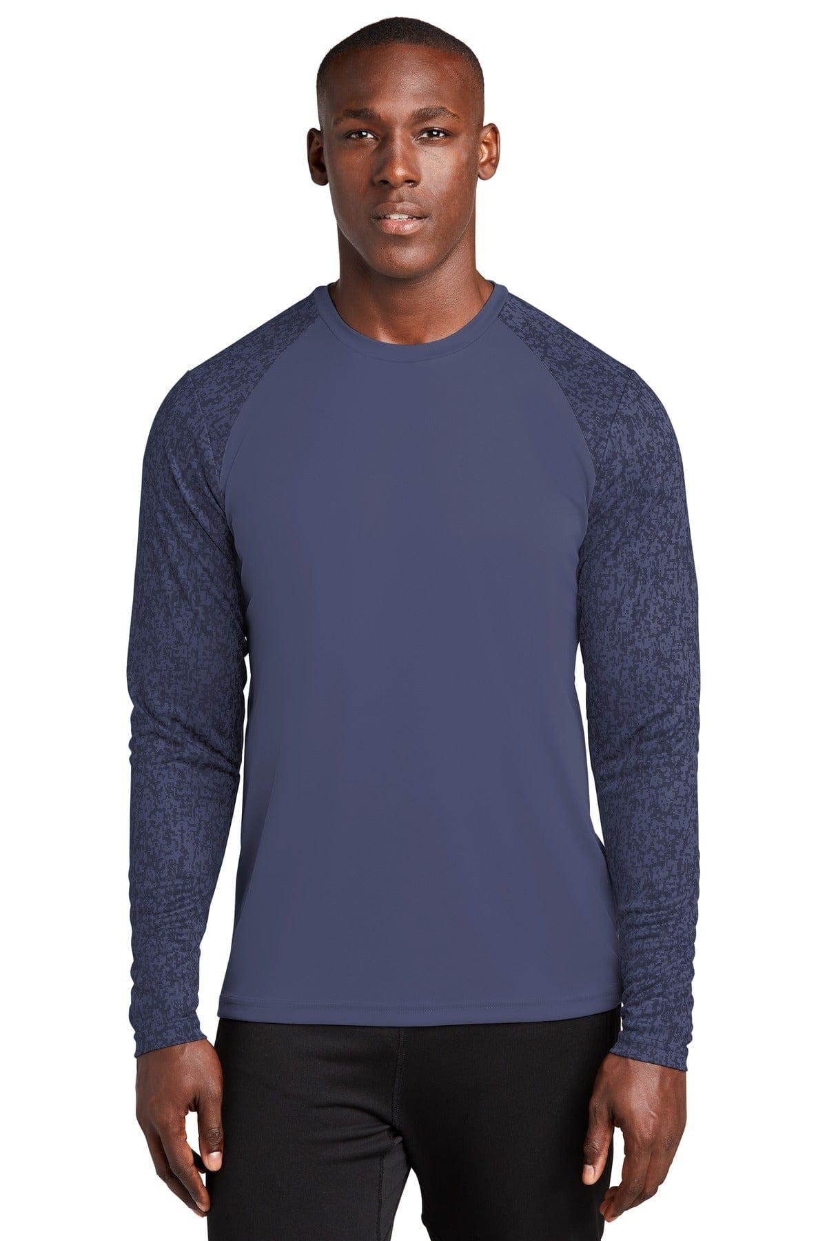 Sport-Tek T-Shirts XS / True Navy Sport-Tek ST460LS Long Sleeve Digi Camo Tee
