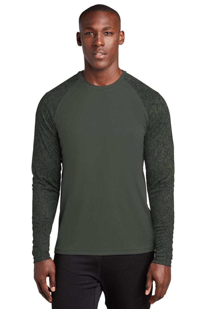 Sport-Tek ST460LS Long Sleeve Digi Camo Tee in 