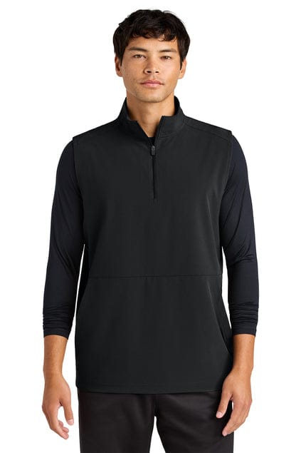 Sport-Tek ST487 Repeat 1/2-Zip Vest in Black