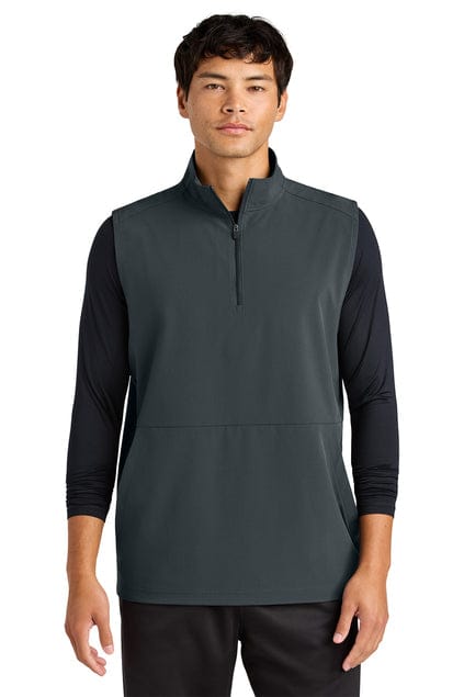 Sport-Tek ST487 Repeat 1/2-Zip Vest in Iron Grey