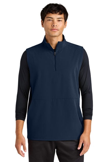 Sport-Tek ST487 Repeat 1/2-Zip Vest in True Navy