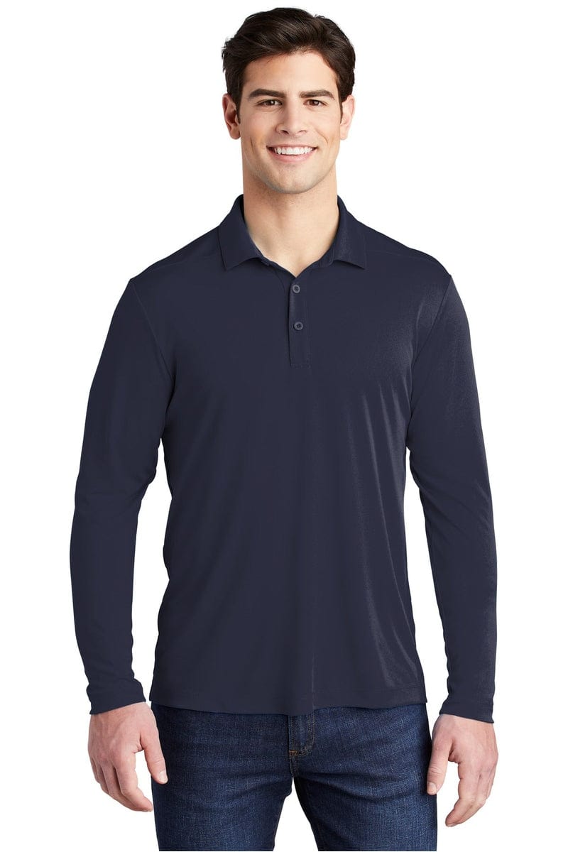 Sport-Tek ST520LS Posi-UV Pro Long Sleeve Polo in 