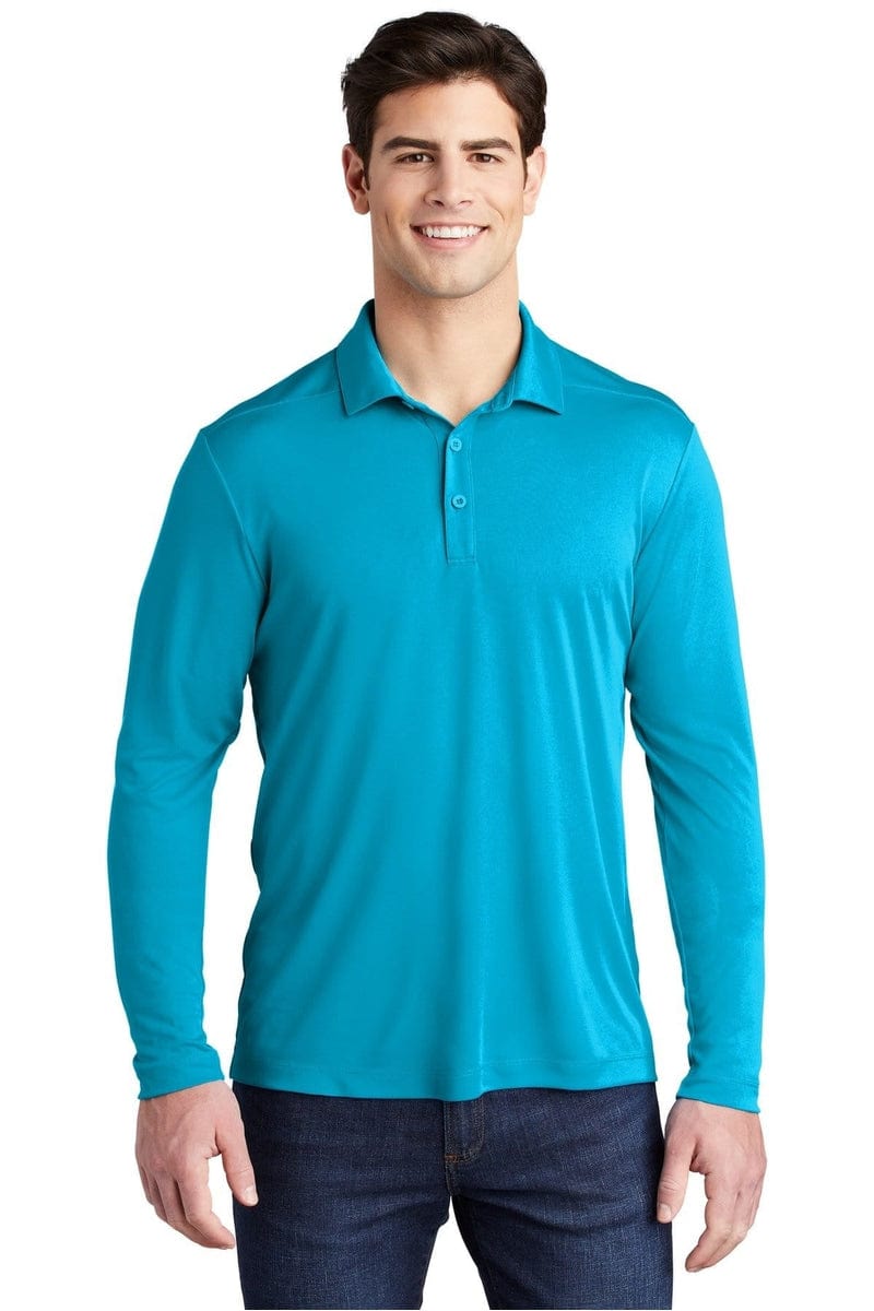 Sport-Tek ST520LS Posi-UV Pro Long Sleeve Polo in 