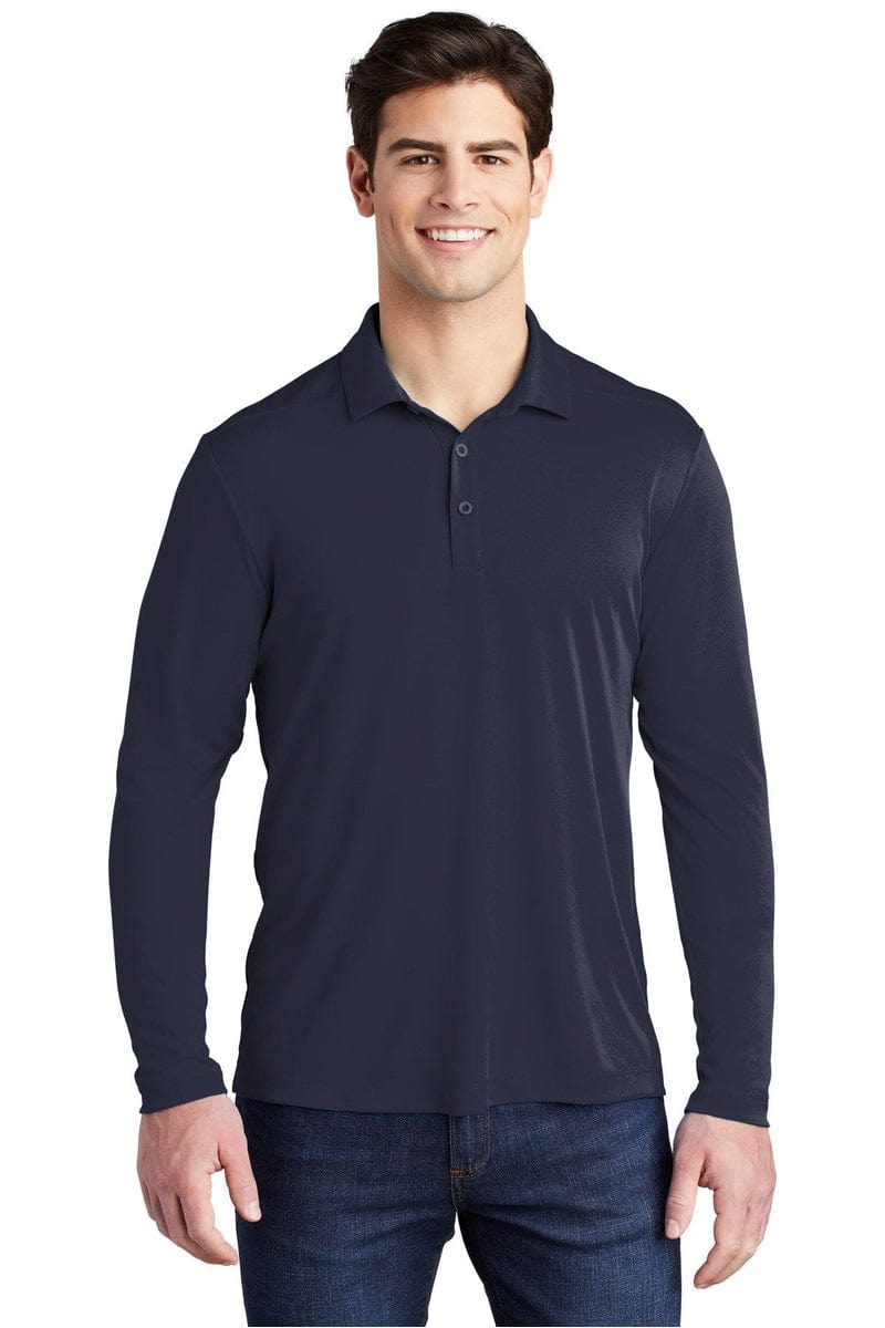 Sport-Tek ST520LS Posi-UV Pro Long Sleeve Polo in 