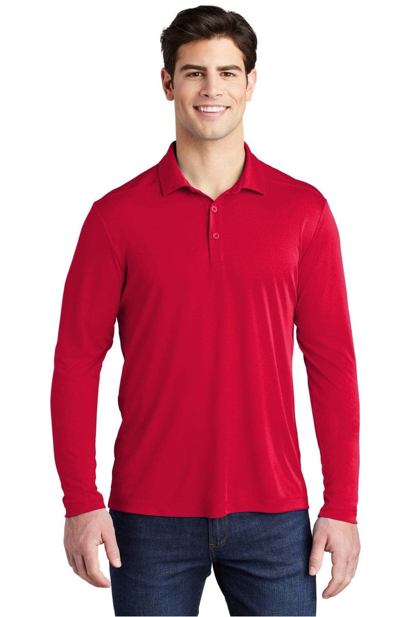 Sport-Tek ST520LS Posi-UV Pro Long Sleeve Polo in 