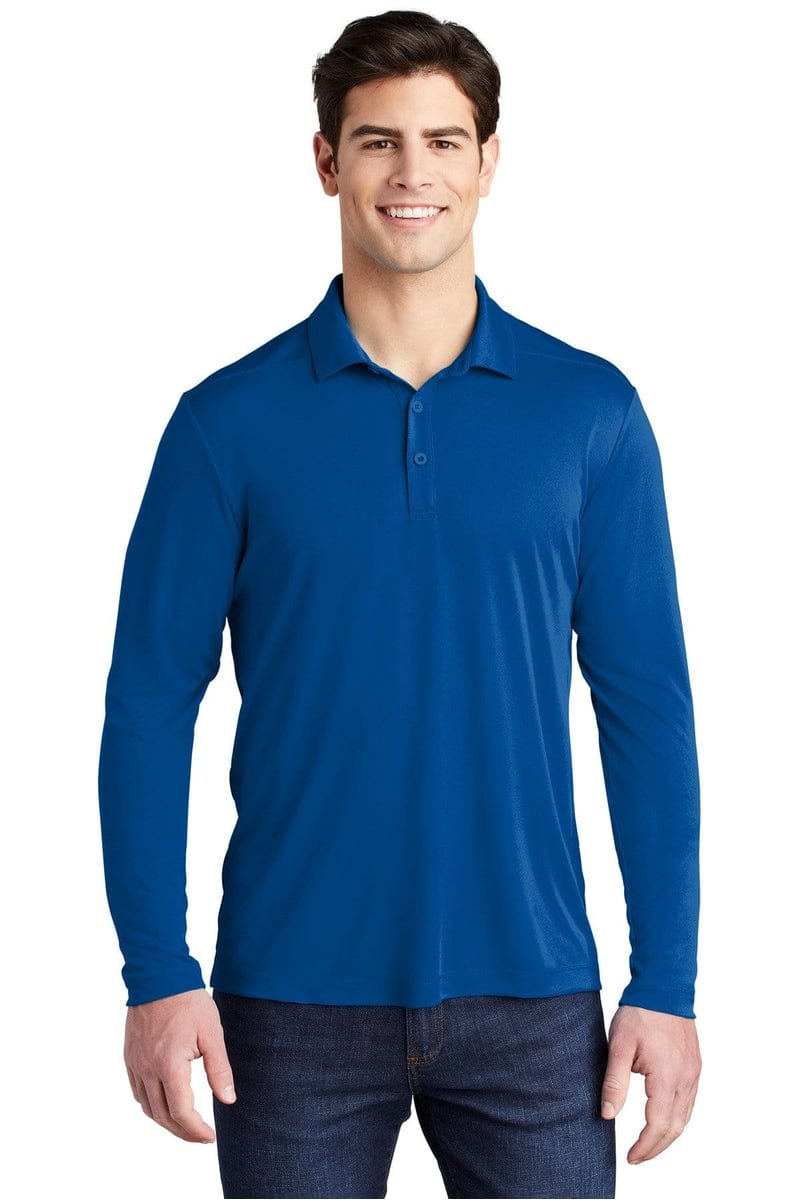 Sport-Tek ST520LS Posi-UV Pro Long Sleeve Polo in 