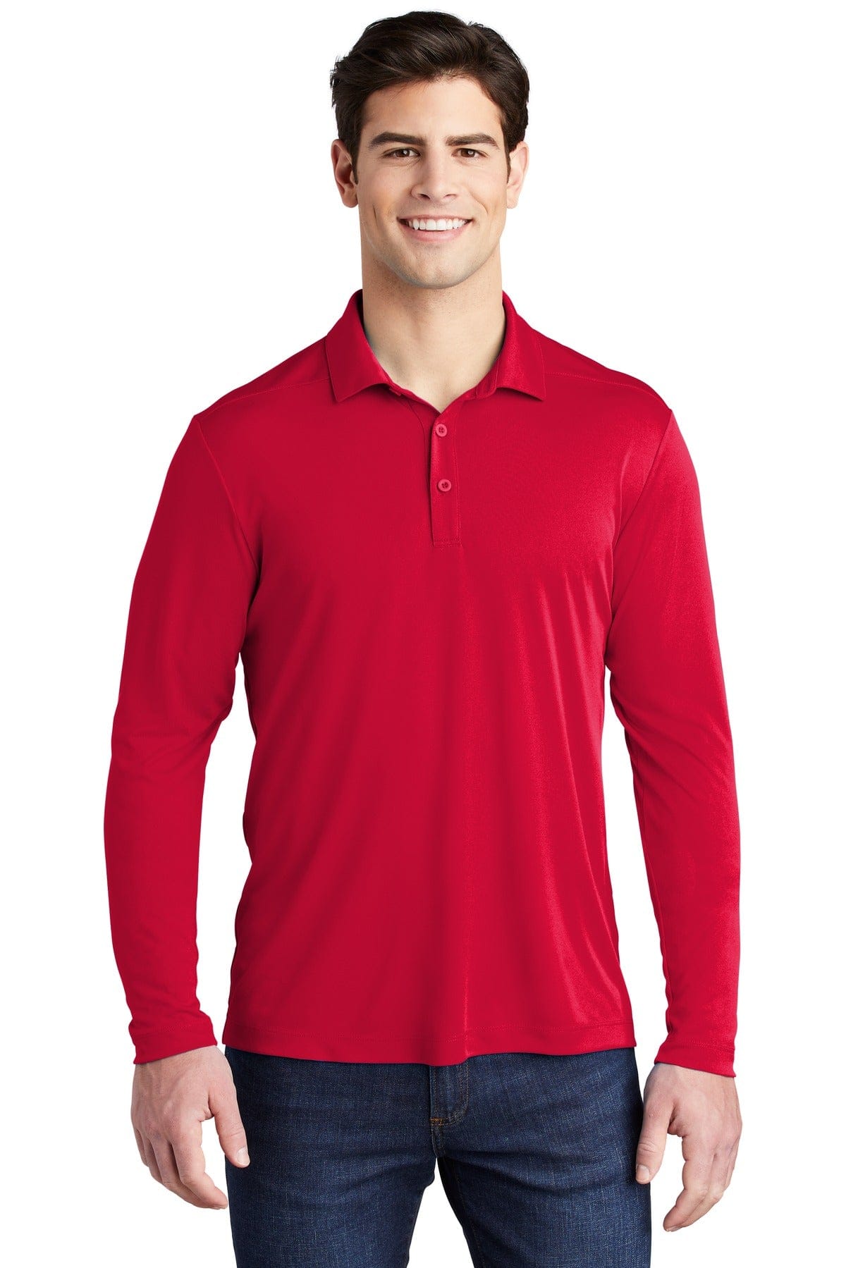 Sport-Tek Polos/Knits Sport-Tek ST520LS Posi-UV Pro Long Sleeve Polo