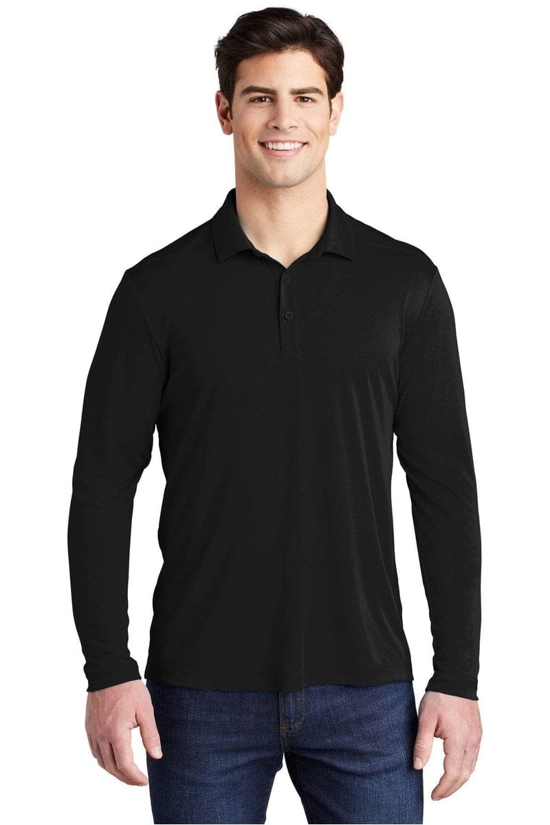Sport-Tek ST520LS Posi-UV Pro Long Sleeve Polo in 