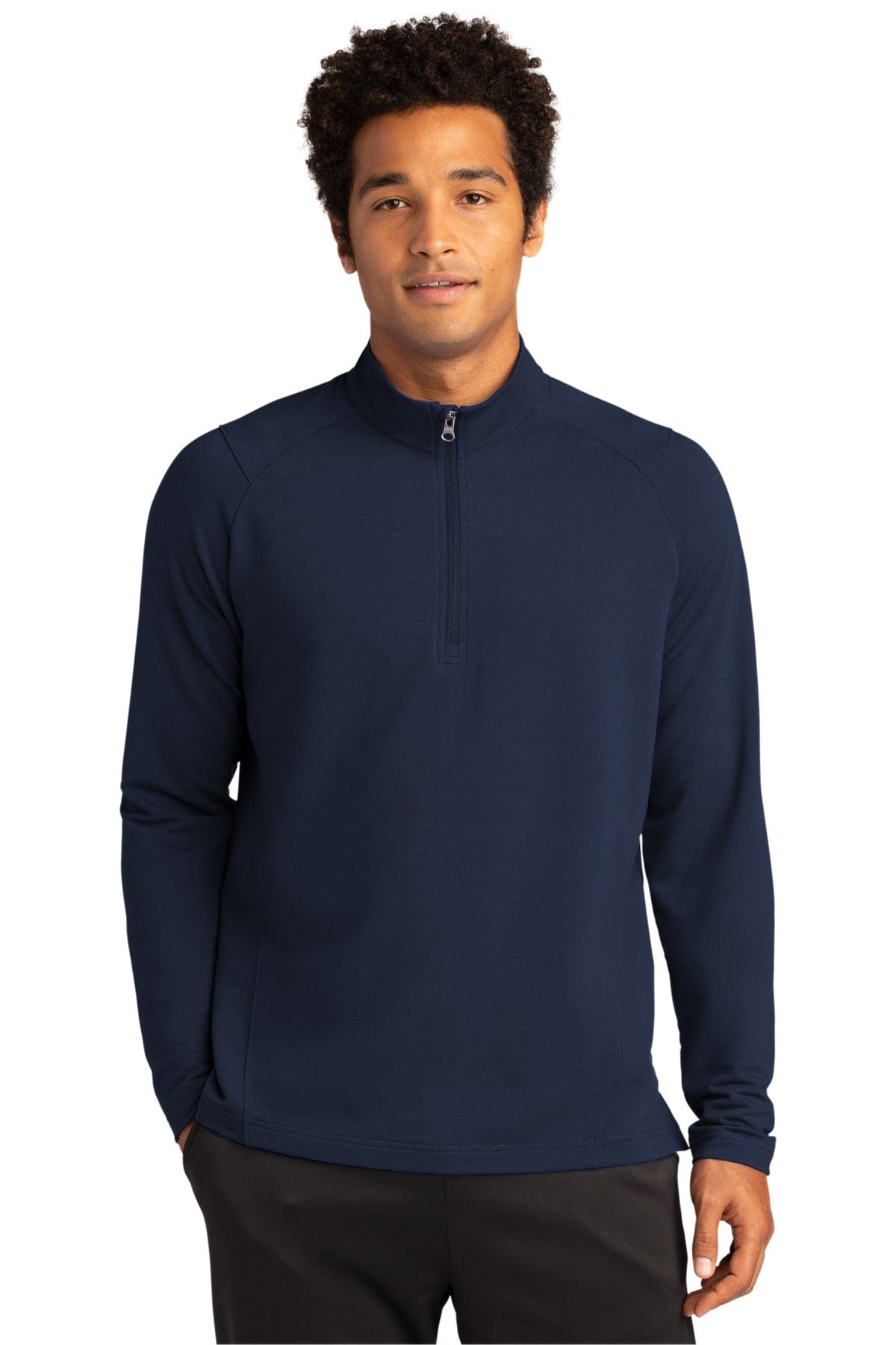 Sport-Tek ST561 Sport-Wick Flex Fleece 1/4-Zip in True Navy