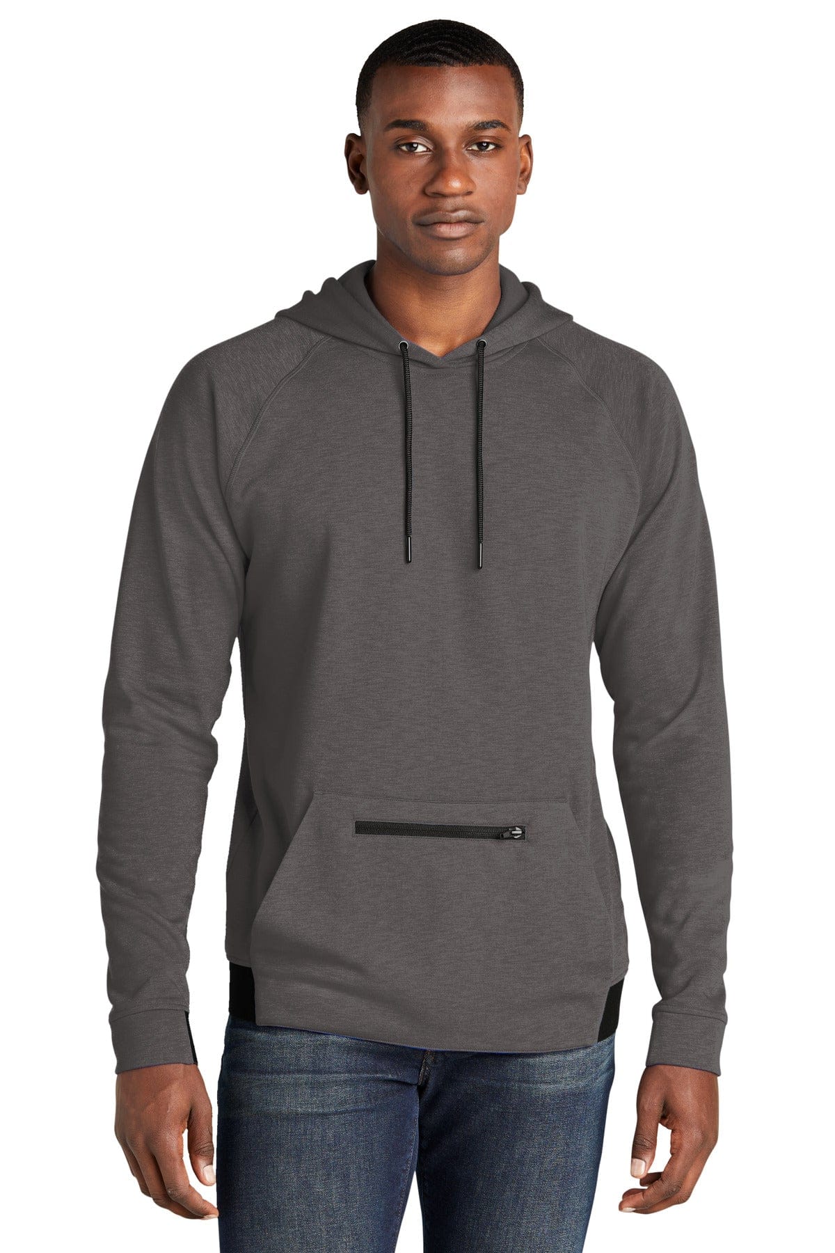 Sport-Tek ST571 PosiCharge Strive Hooded Pullover in Graphite