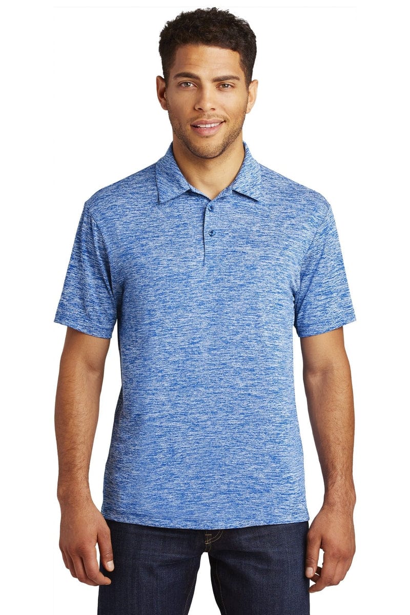 Sport-Tek ST590 PosiCharge Electric Heather Polo in 