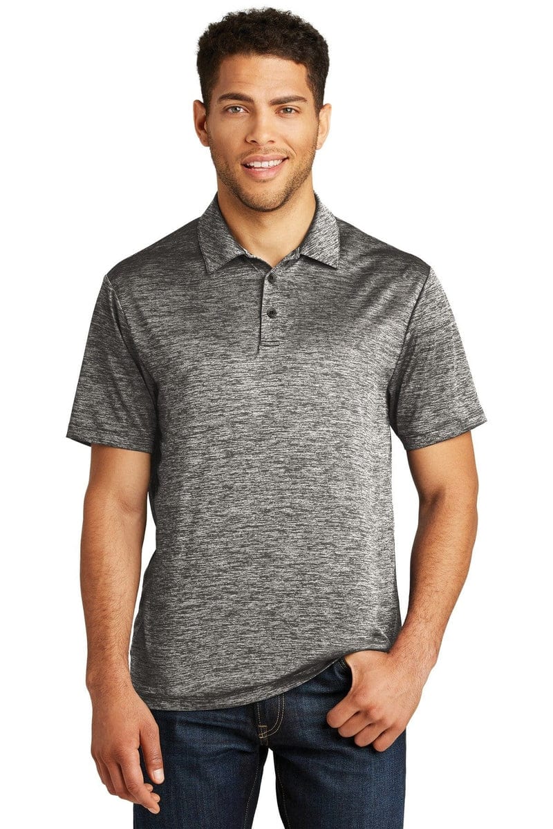 Sport-Tek ST590 PosiCharge Electric Heather Polo in 