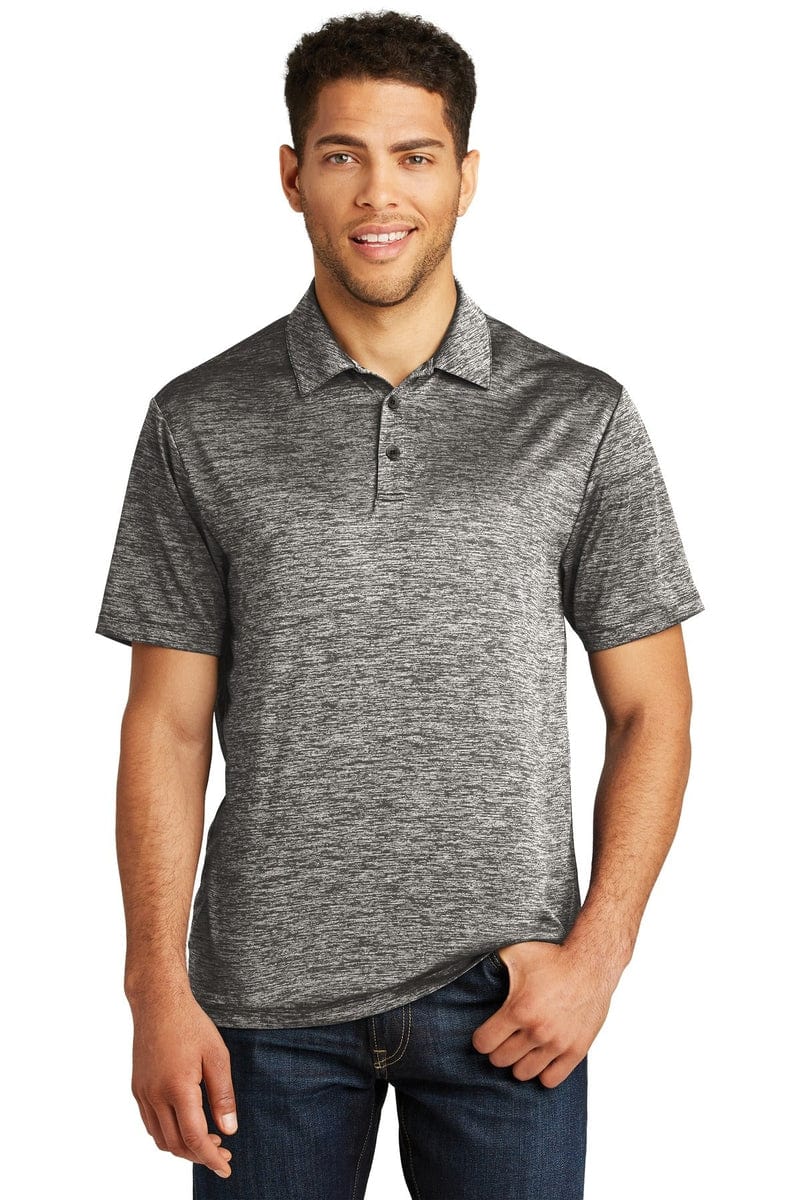 Sport-Tek ST590 PosiCharge Electric Heather Polo in 