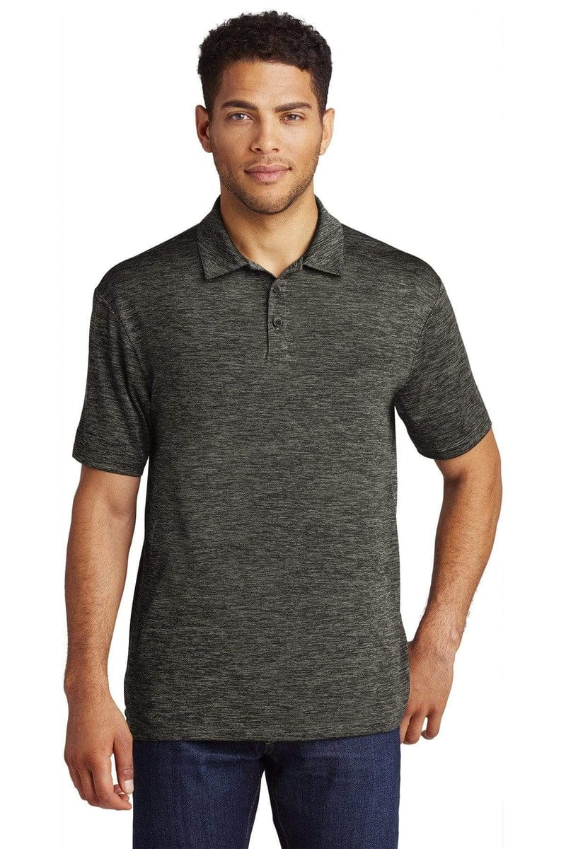 Sport-Tek ST590 PosiCharge Electric Heather Polo in 