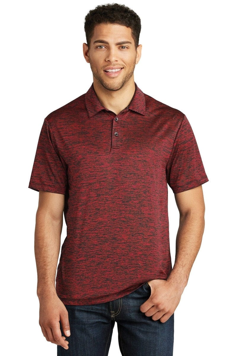 Sport-Tek ST590 PosiCharge Electric Heather Polo in 