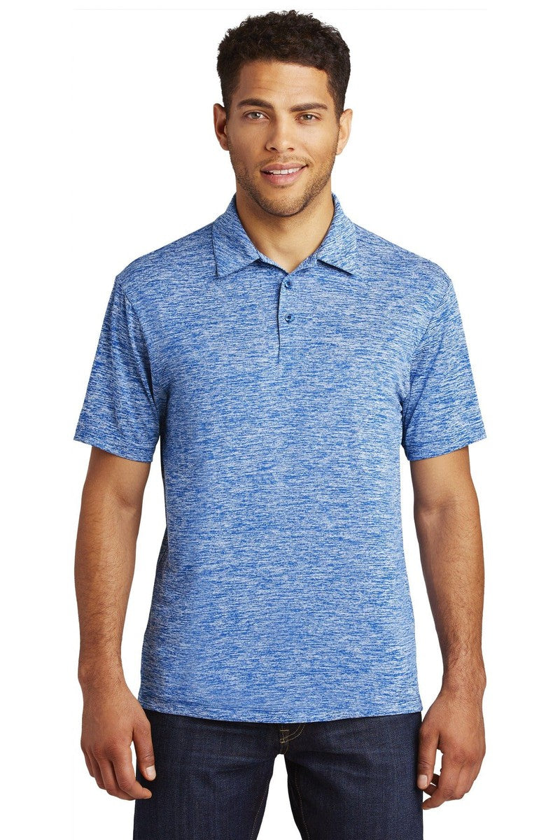 Sport-Tek ST590 PosiCharge Electric Heather Polo in 