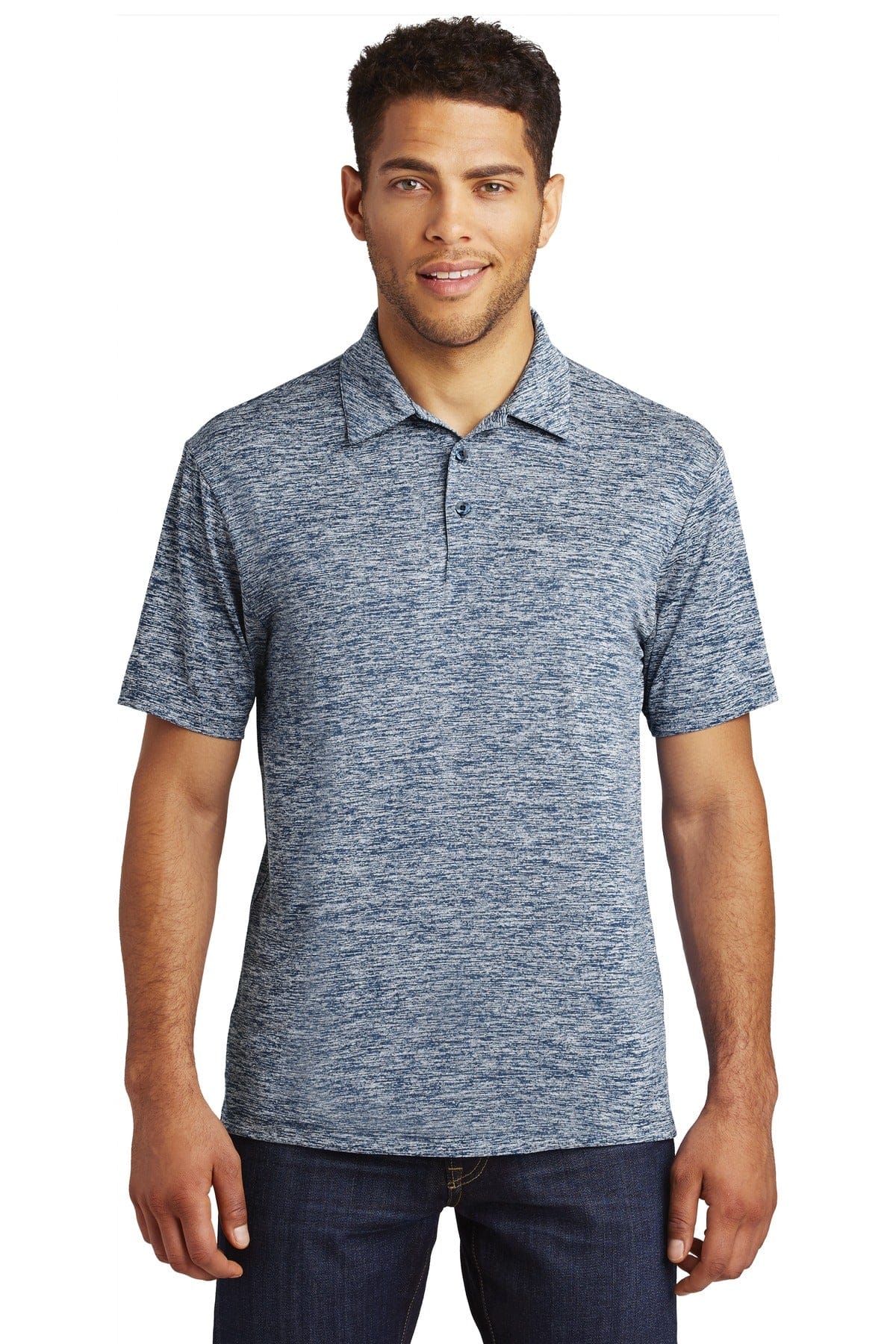 Sport-Tek Polos/Knits Sport-Tek ST590 PosiCharge Electric Heather Polo