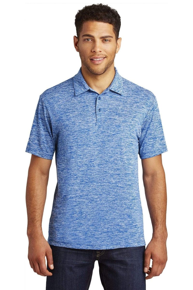 Sport-Tek ST590 PosiCharge Electric Heather Polo in 