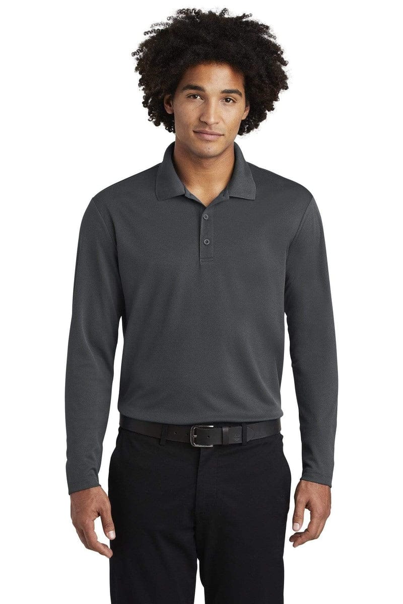 Sport-Tek ST640LS PosiCharge RacerMesh Long Sleeve Polo in 