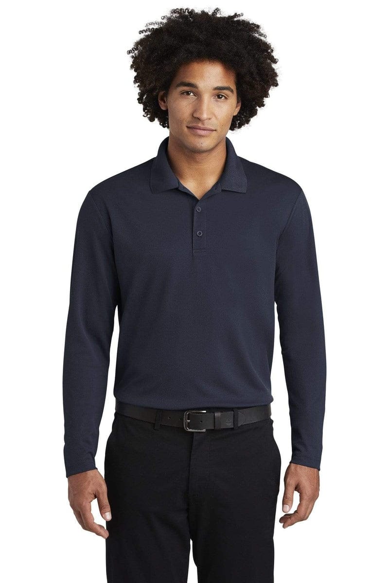 Sport-Tek ST640LS PosiCharge RacerMesh Long Sleeve Polo in 