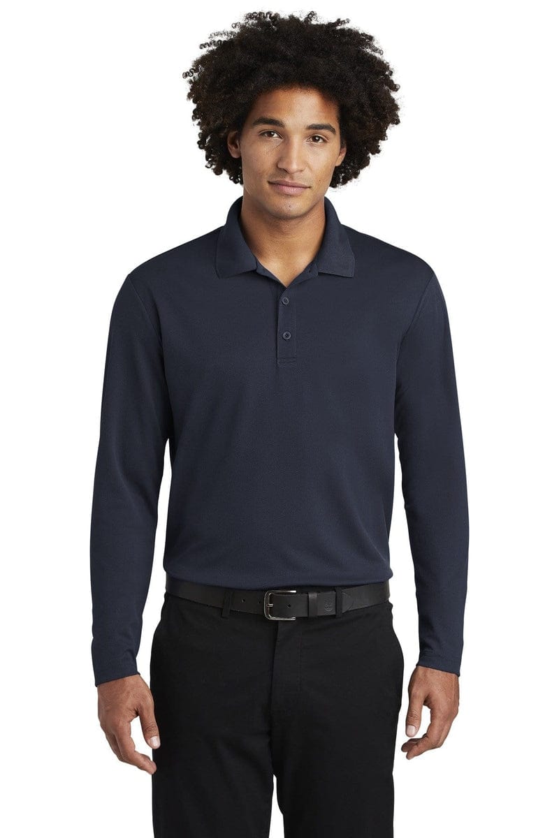 Sport-Tek ST640LS PosiCharge RacerMesh Long Sleeve Polo in 