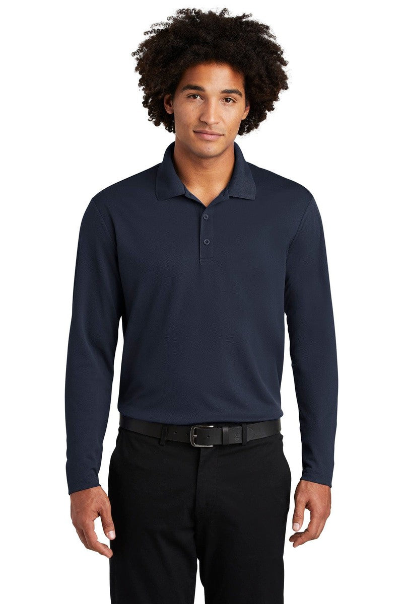 Sport-Tek ST640LS PosiCharge RacerMesh Long Sleeve Polo in 