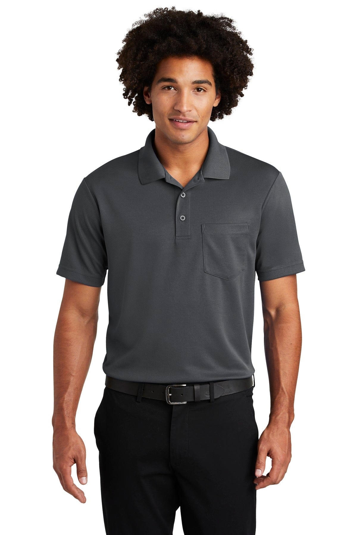 Sport-Tek Polos/Knits Sport-Tek ST640P PosiCharge RacerMesh Pocket Polo