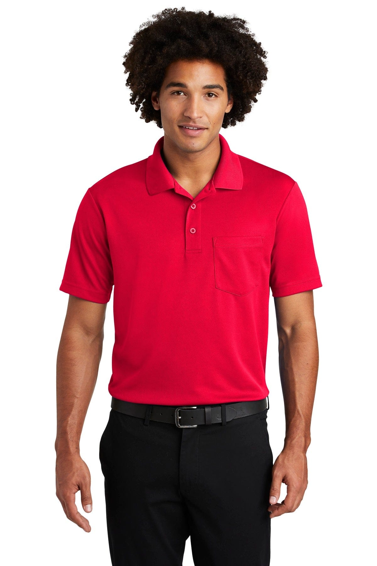 Sport-Tek Polos/Knits Sport-Tek ST640P PosiCharge RacerMesh Pocket Polo