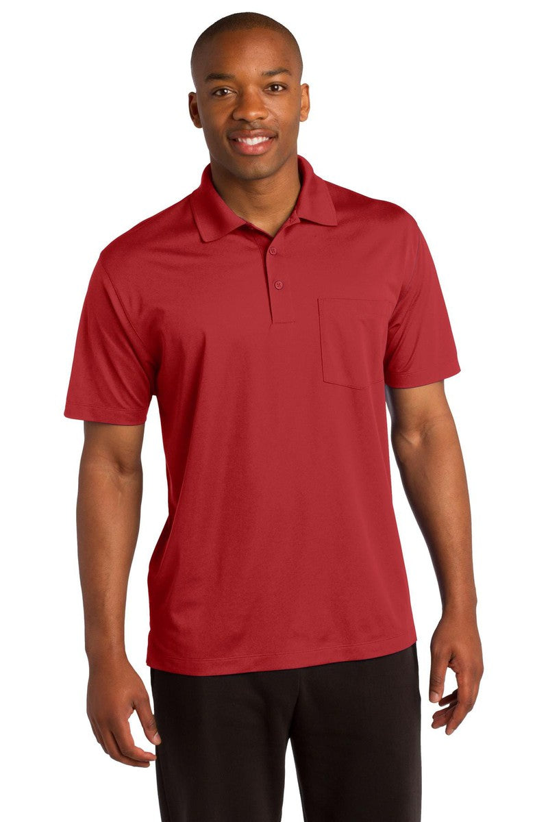 Sport-Tek ST651 Micropique Sport-Wick Pocket Polo in 