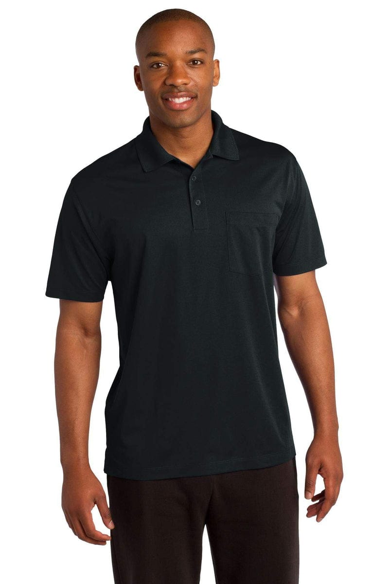 Sport-Tek ST651 Micropique Sport-Wick Pocket Polo in 