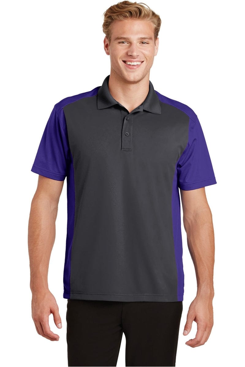 Sport-Tek ST652 Colorblock Micropique Sport-Wick Polo in 