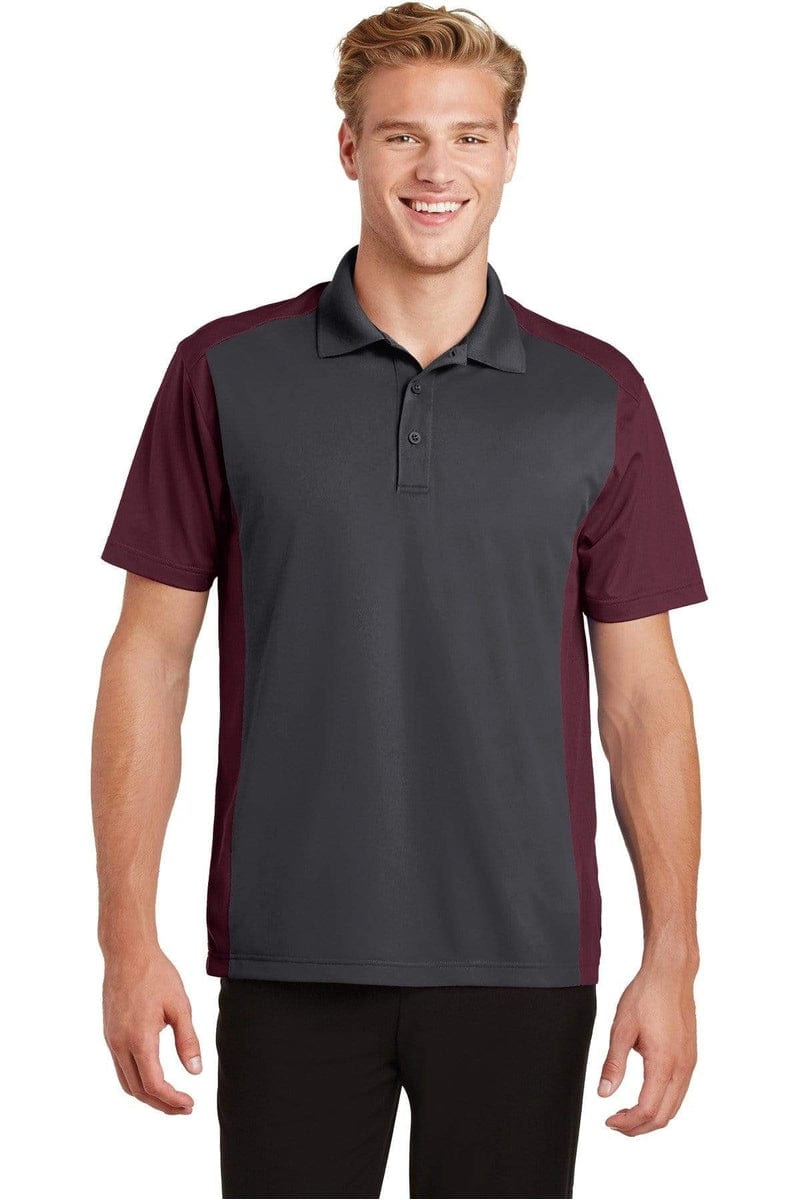 Sport-Tek ST652 Colorblock Micropique Sport-Wick Polo in 