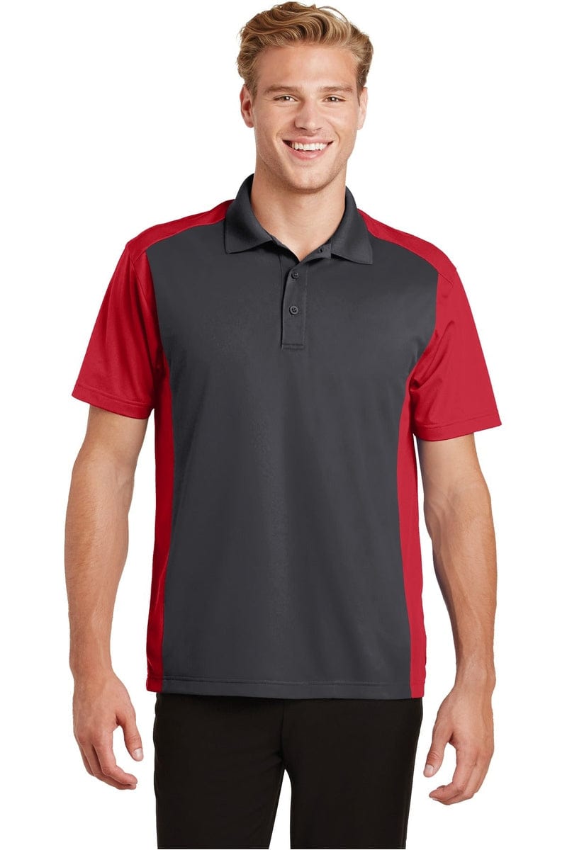 Sport-Tek ST652 Colorblock Micropique Sport-Wick Polo in 