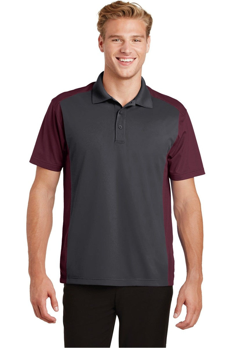 Sport-Tek ST652 Colorblock Micropique Sport-Wick Polo in 