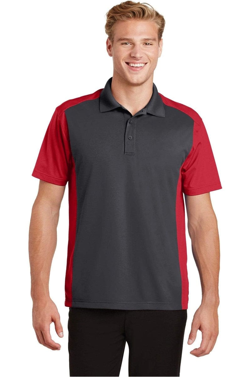 Sport-Tek ST652 Colorblock Micropique Sport-Wick Polo in 