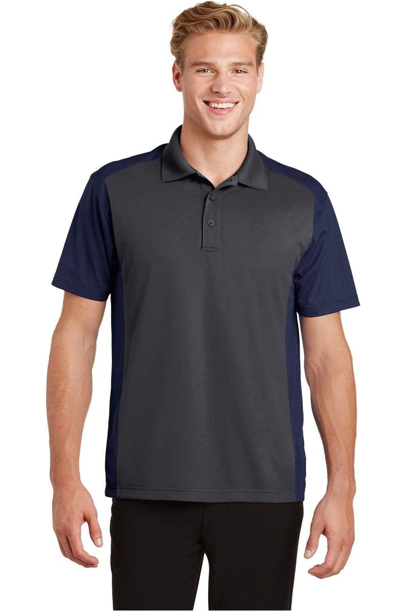 Sport-Tek ST652 Colorblock Micropique Sport-Wick Polo in 