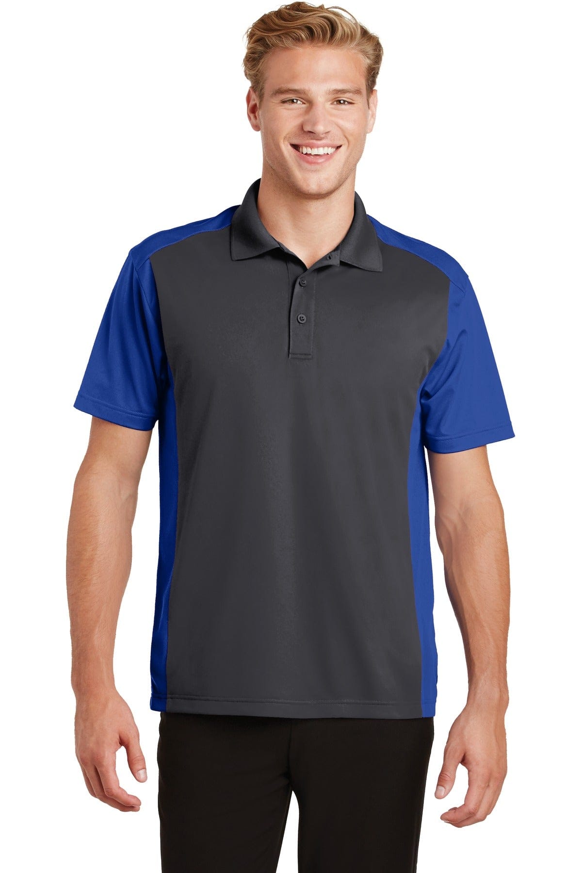 Sport-Tek Polos/Knits Sport-Tek ST652 Colorblock Micropique Sport-Wick Polo
