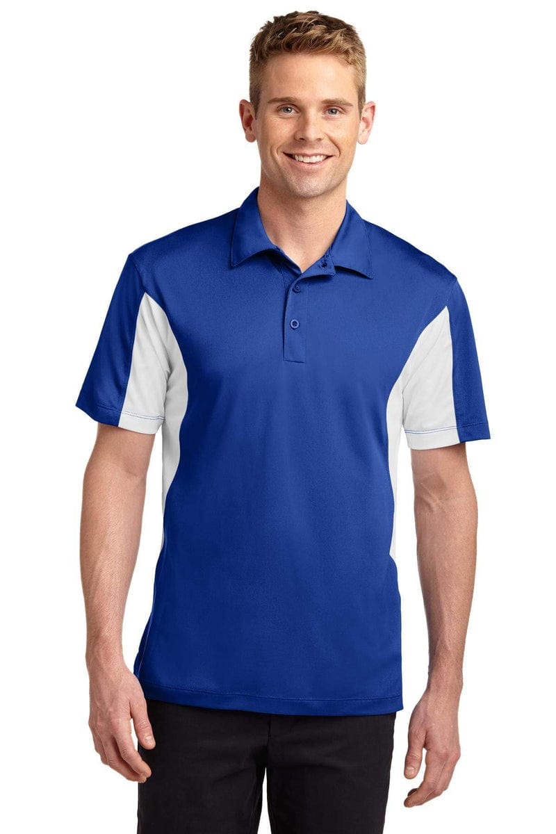 Sport-Tek ST655 Side Blocked Micropique Sport-Wick Polo in 