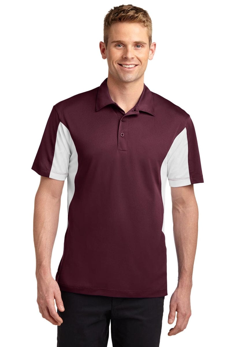 Sport-Tek ST655 Side Blocked Micropique Sport-Wick Polo in 