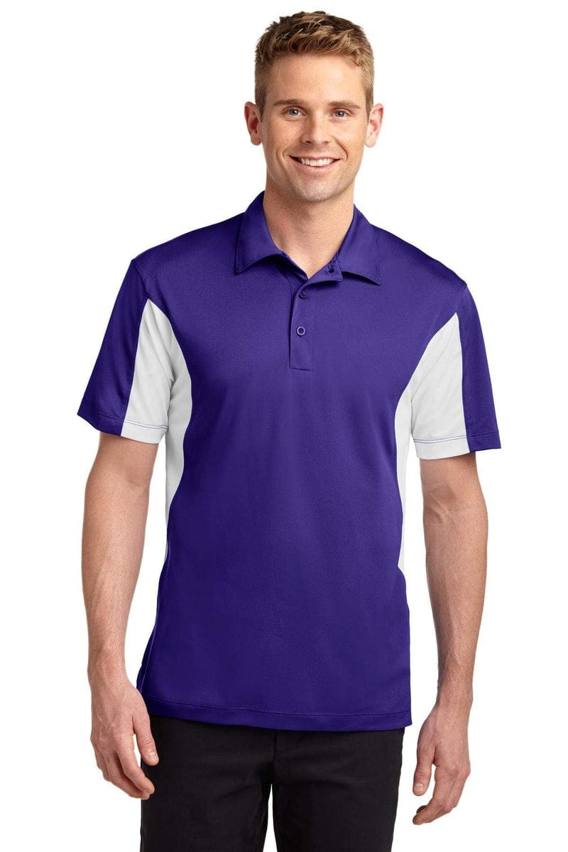 Sport-Tek ST655 Side Blocked Micropique Sport-Wick Polo in 