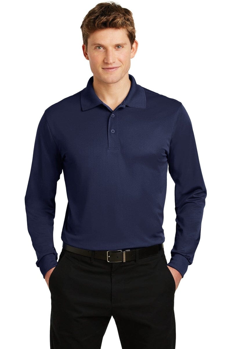 Sport-Tek ST657 Long Sleeve Polo in 