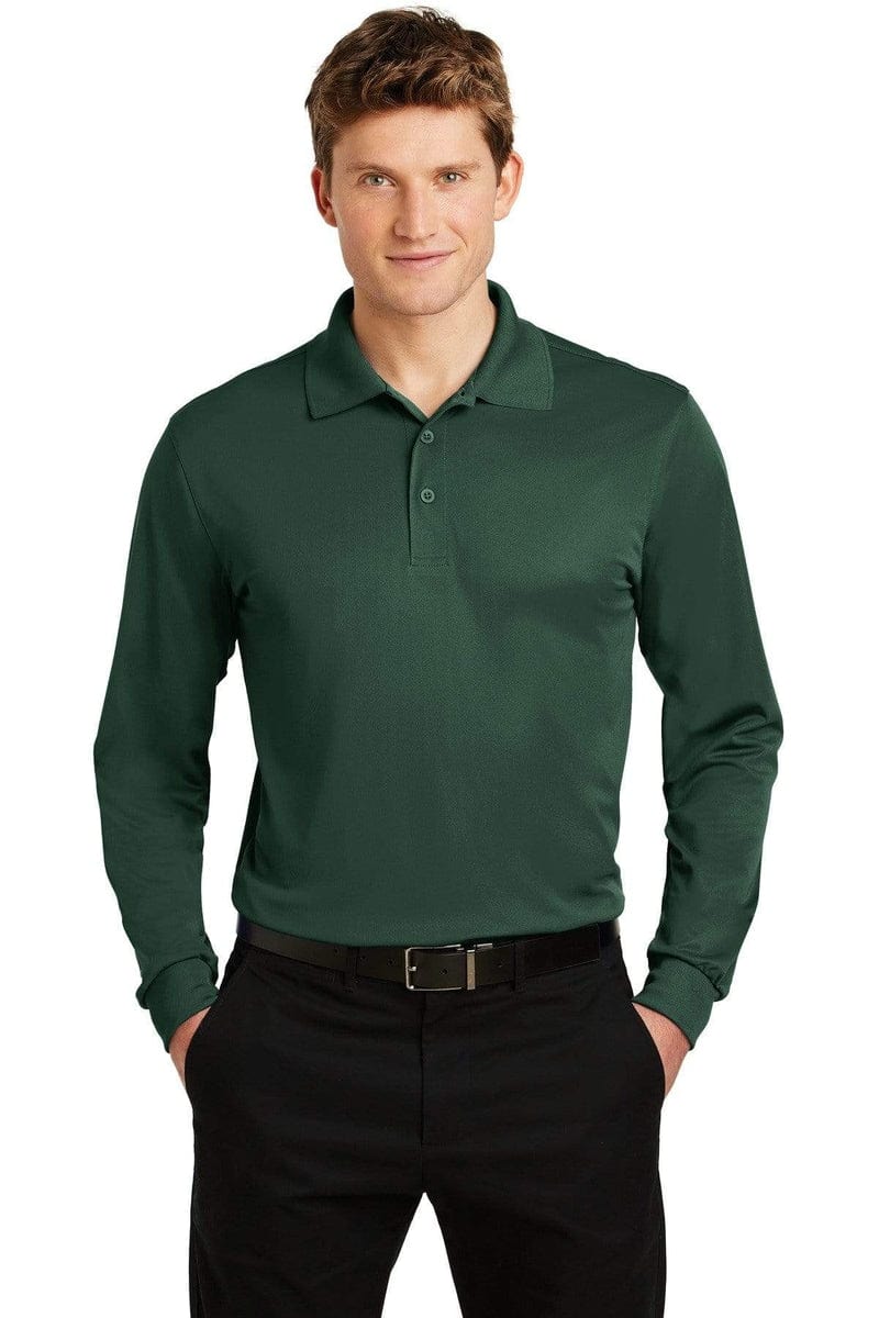 Sport-Tek ST657 Long Sleeve Polo in 