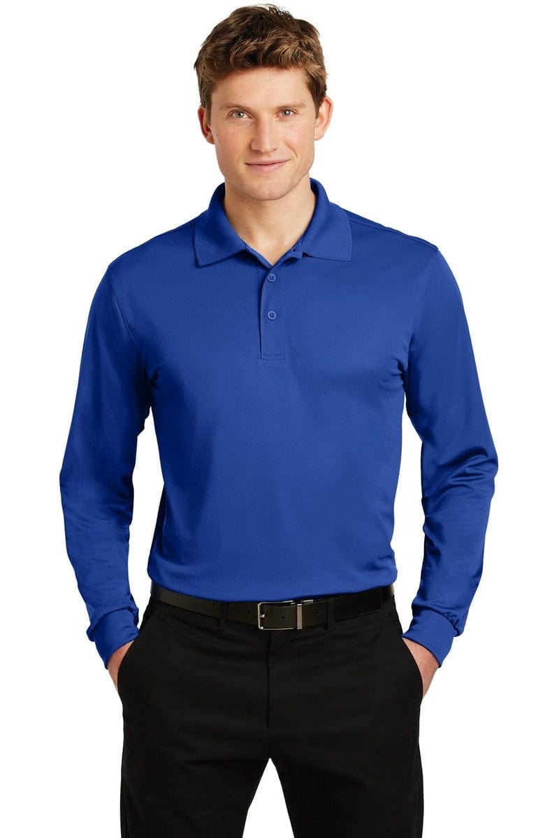 Sport-Tek ST657 Long Sleeve Polo in 
