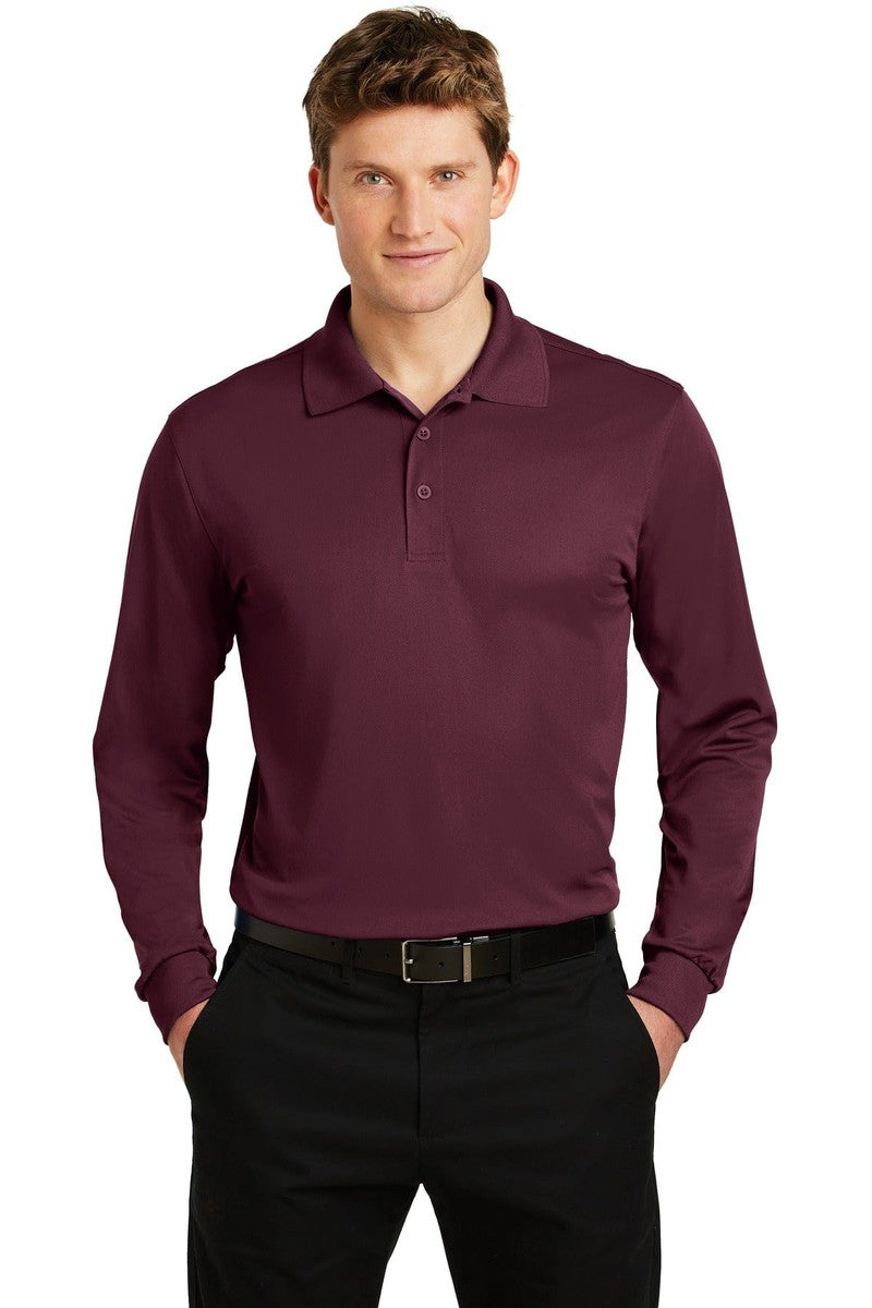 Sport-Tek ST657 Long Sleeve Polo in 