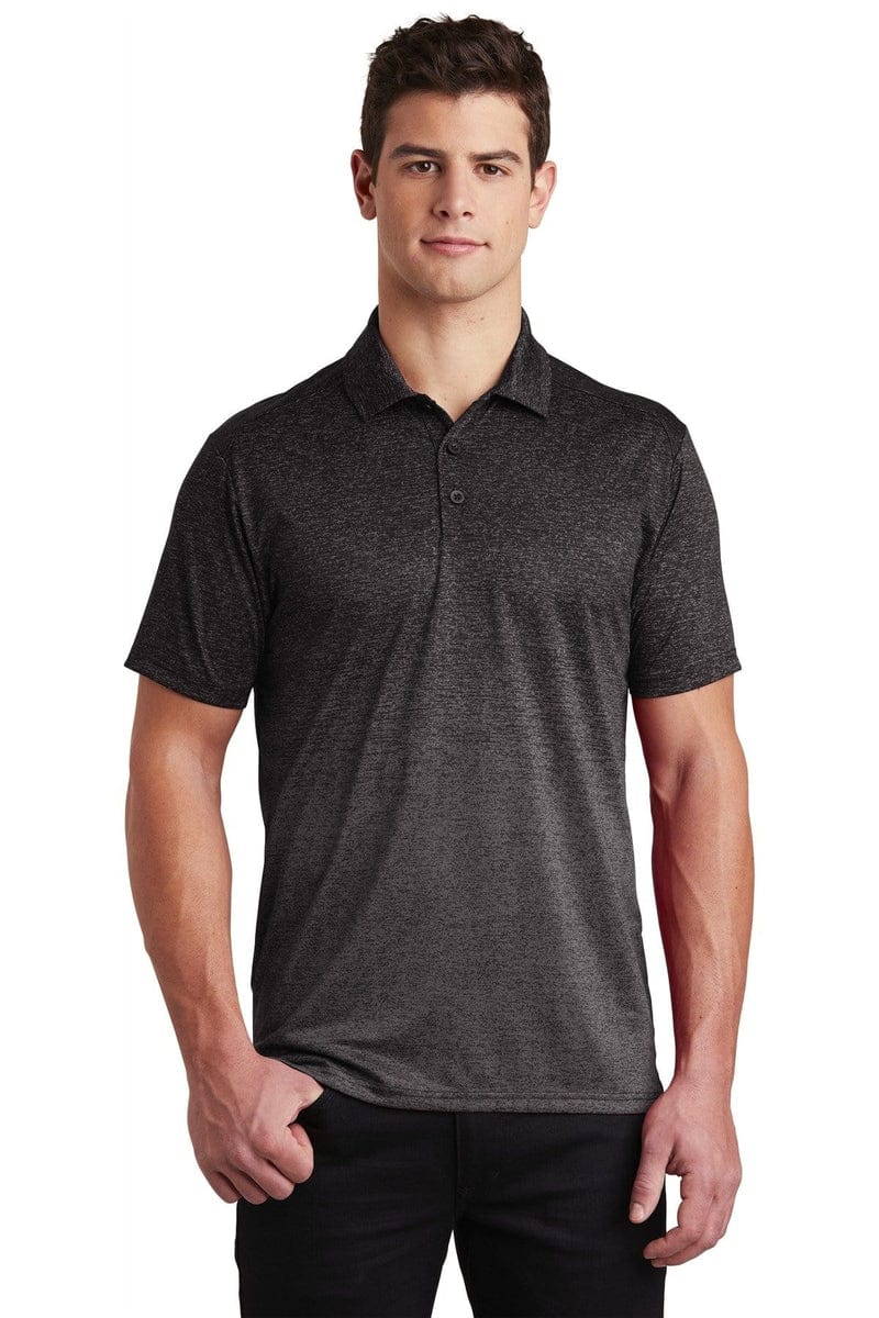 Sport-Tek ST671 Ombre Heather Polo in 
