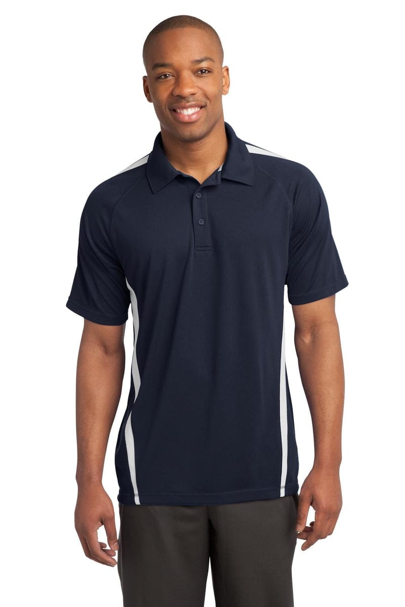 Sport-Tek ST685 PosiCharge Micro-Mesh Colorblock Polo in 
