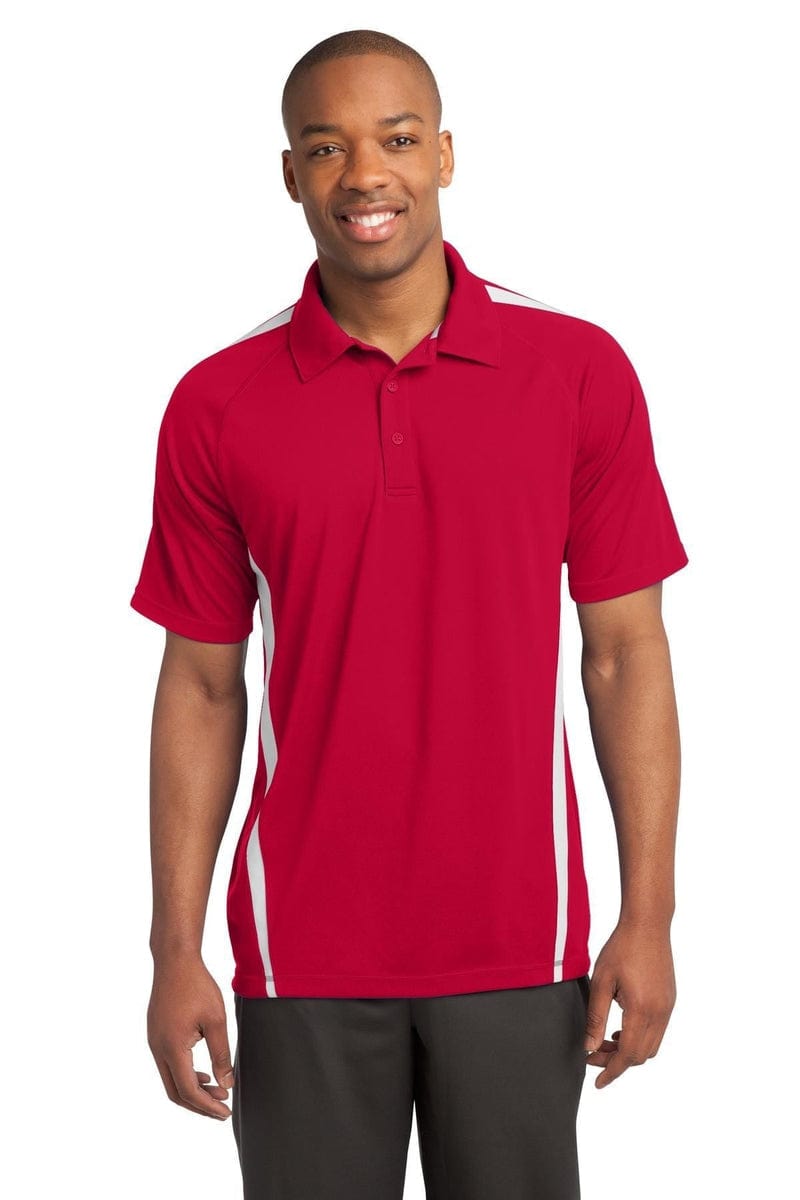 Sport-Tek ST685 PosiCharge Micro-Mesh Colorblock Polo in 