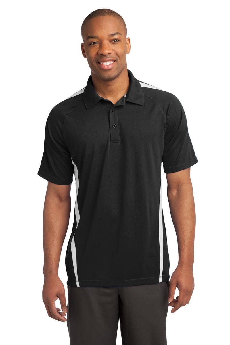 Sport-Tek ST685 PosiCharge Micro-Mesh Colorblock Polo in 