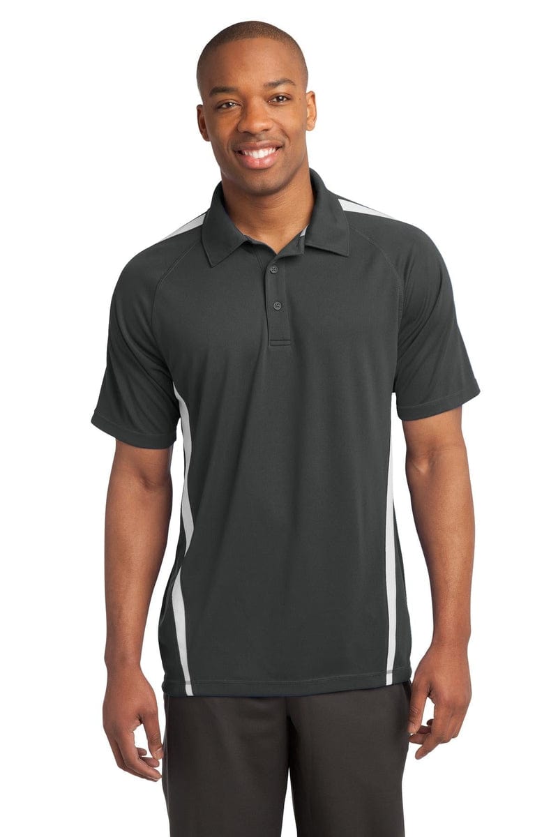 Sport-Tek ST685 PosiCharge Micro-Mesh Colorblock Polo in 